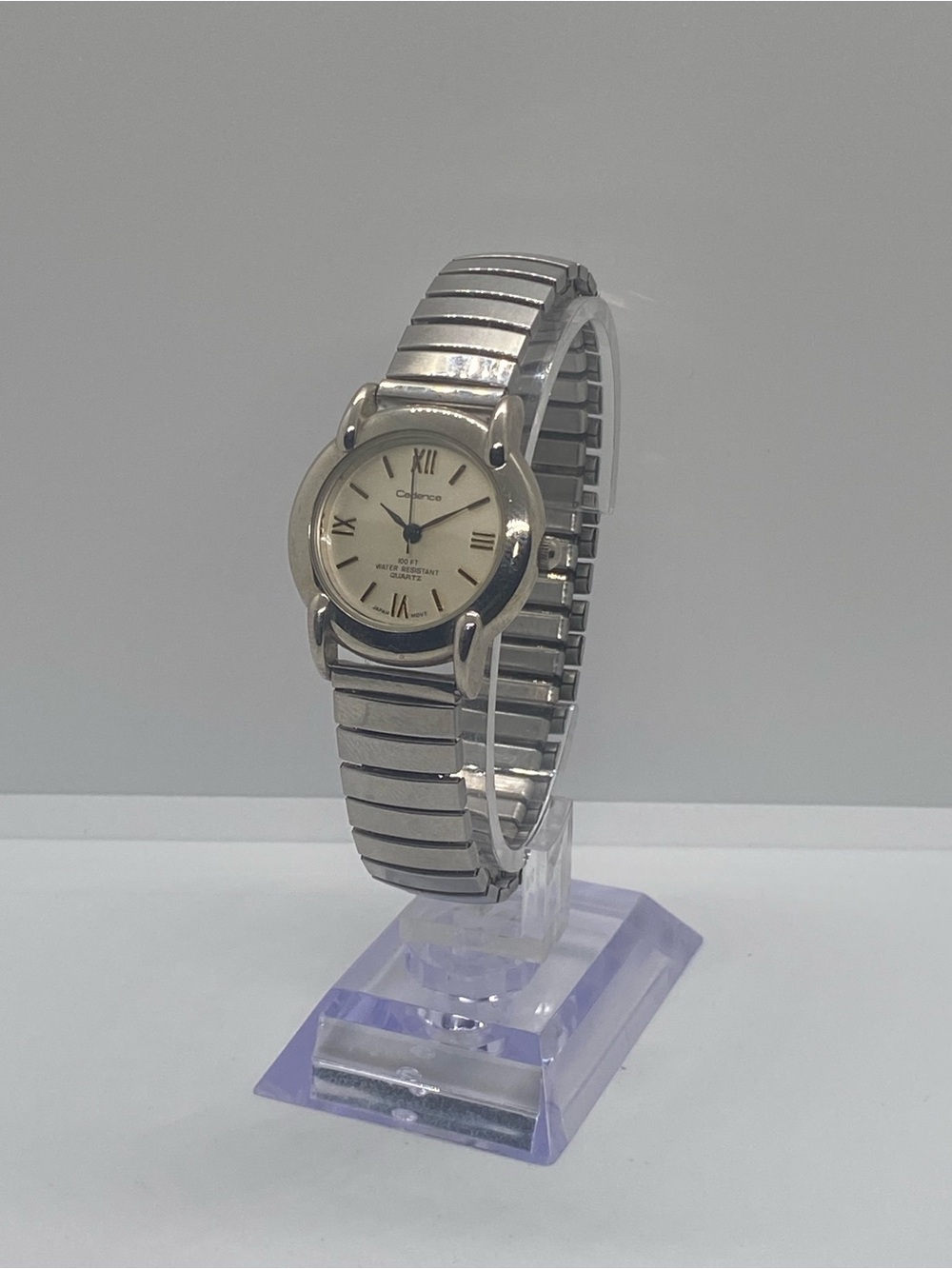 Classic Women's Silver Stretch Bracelet Watch
